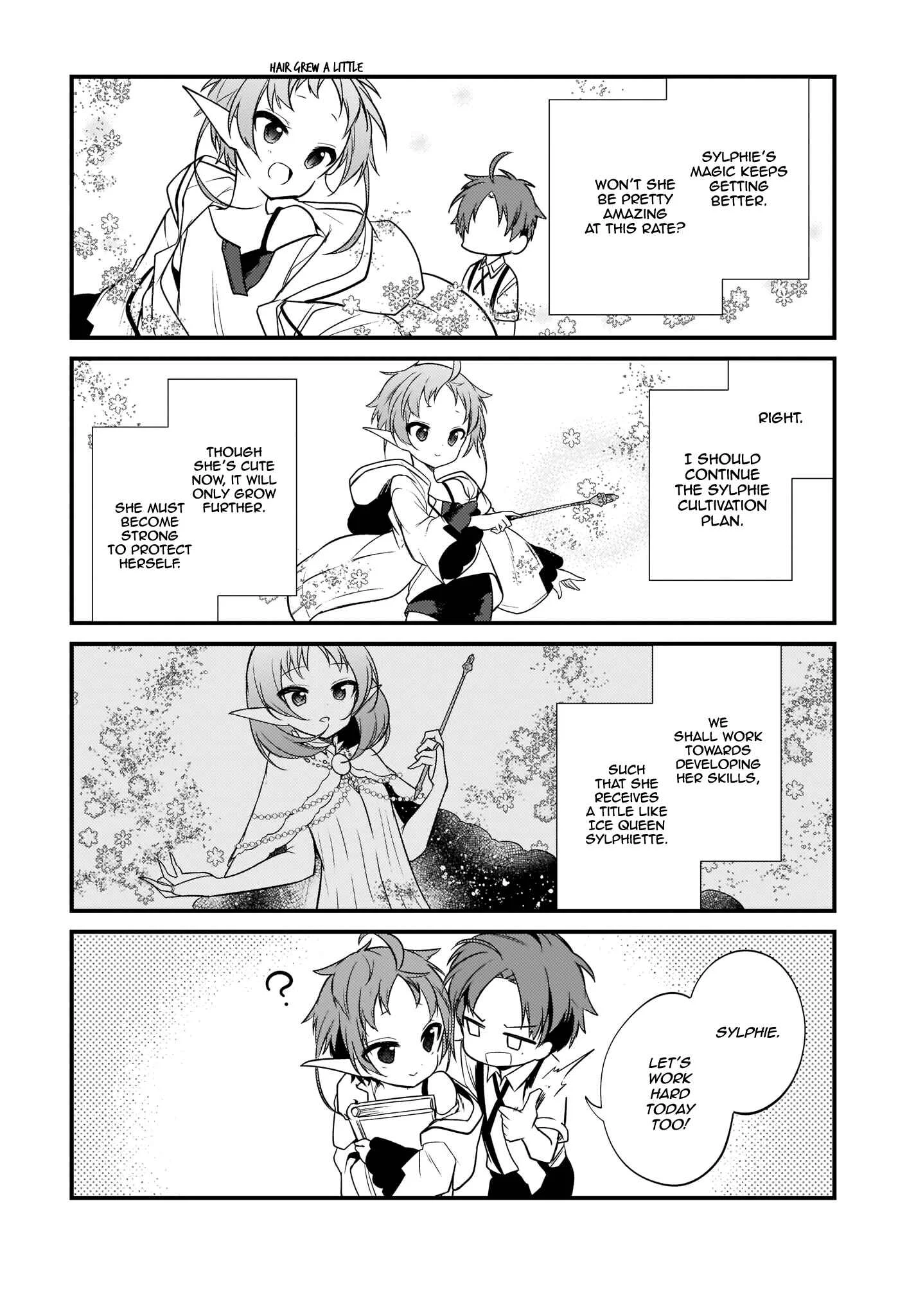 Mushoku Tensei ~4-koma ni Natte mo Honki Dasu~ Chapter 4 - Page 10