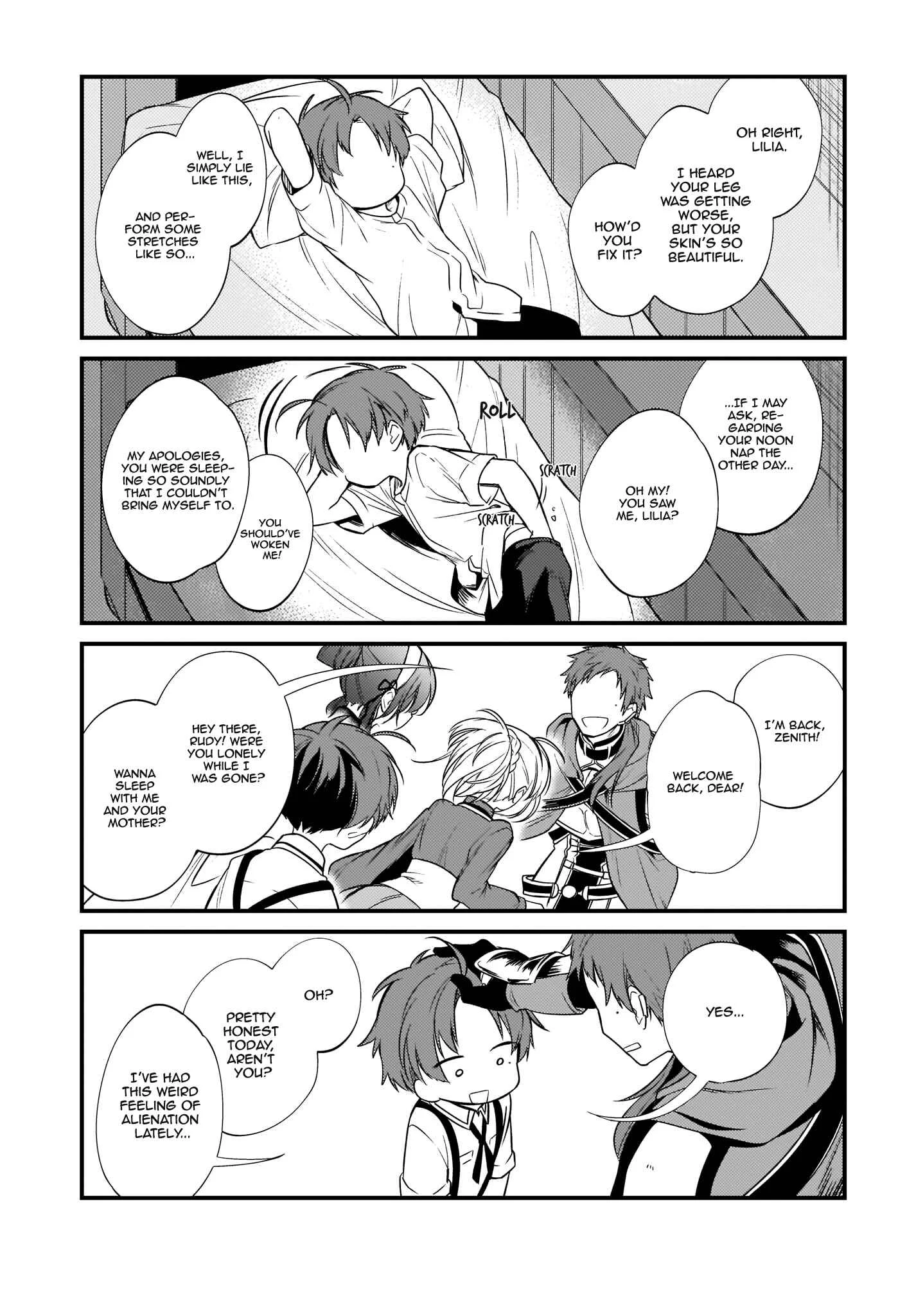 Mushoku Tensei ~4-koma ni Natte mo Honki Dasu~ Chapter 4 - Page 17