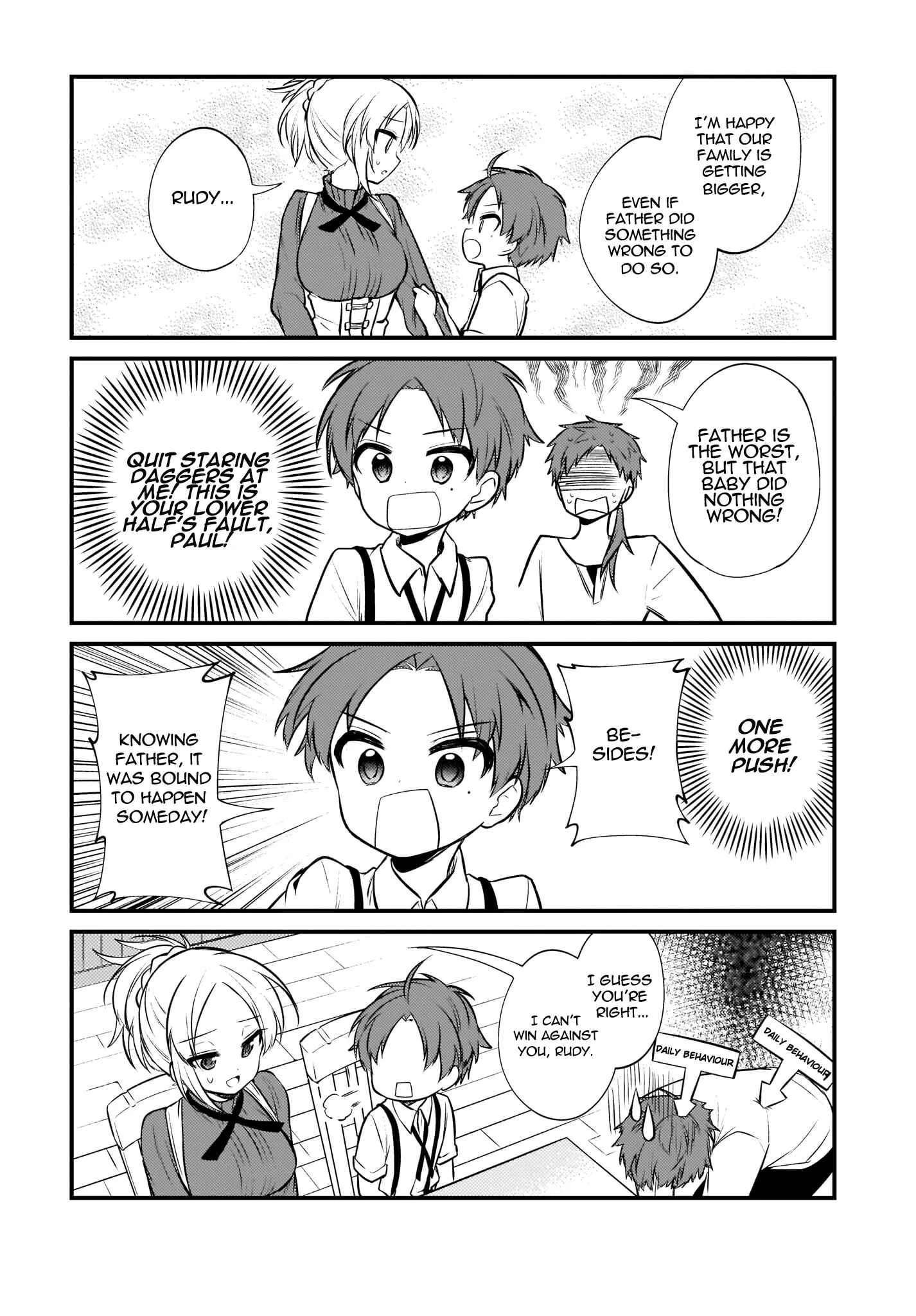 Mushoku Tensei ~4-koma ni Natte mo Honki Dasu~ Chapter 5 - Page 7