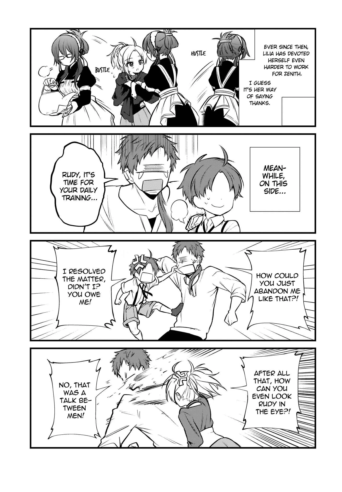 Mushoku Tensei ~4-koma ni Natte mo Honki Dasu~ Chapter 5 - Page 10