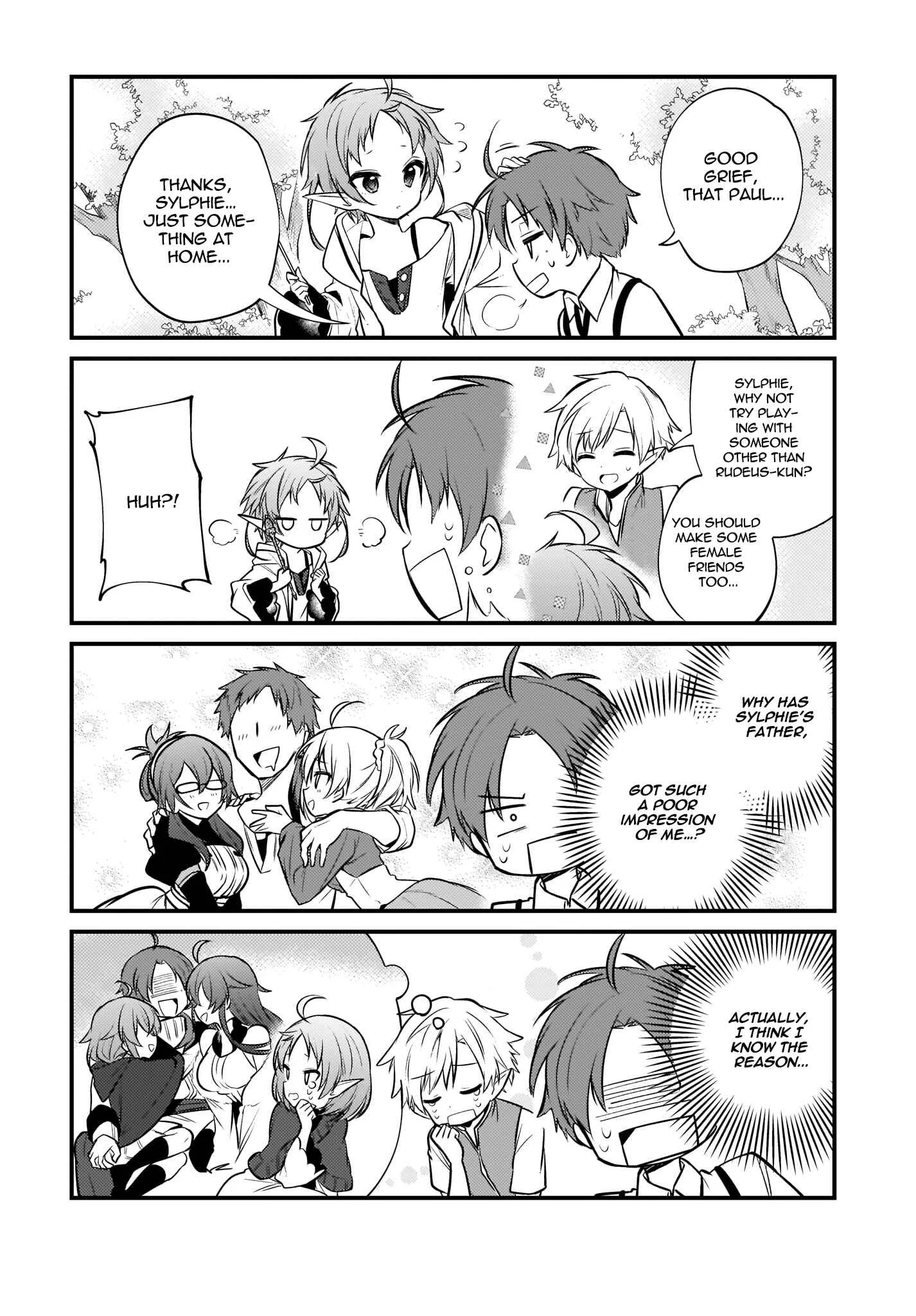 Mushoku Tensei ~4-koma ni Natte mo Honki Dasu~ Chapter 5 - Page 13