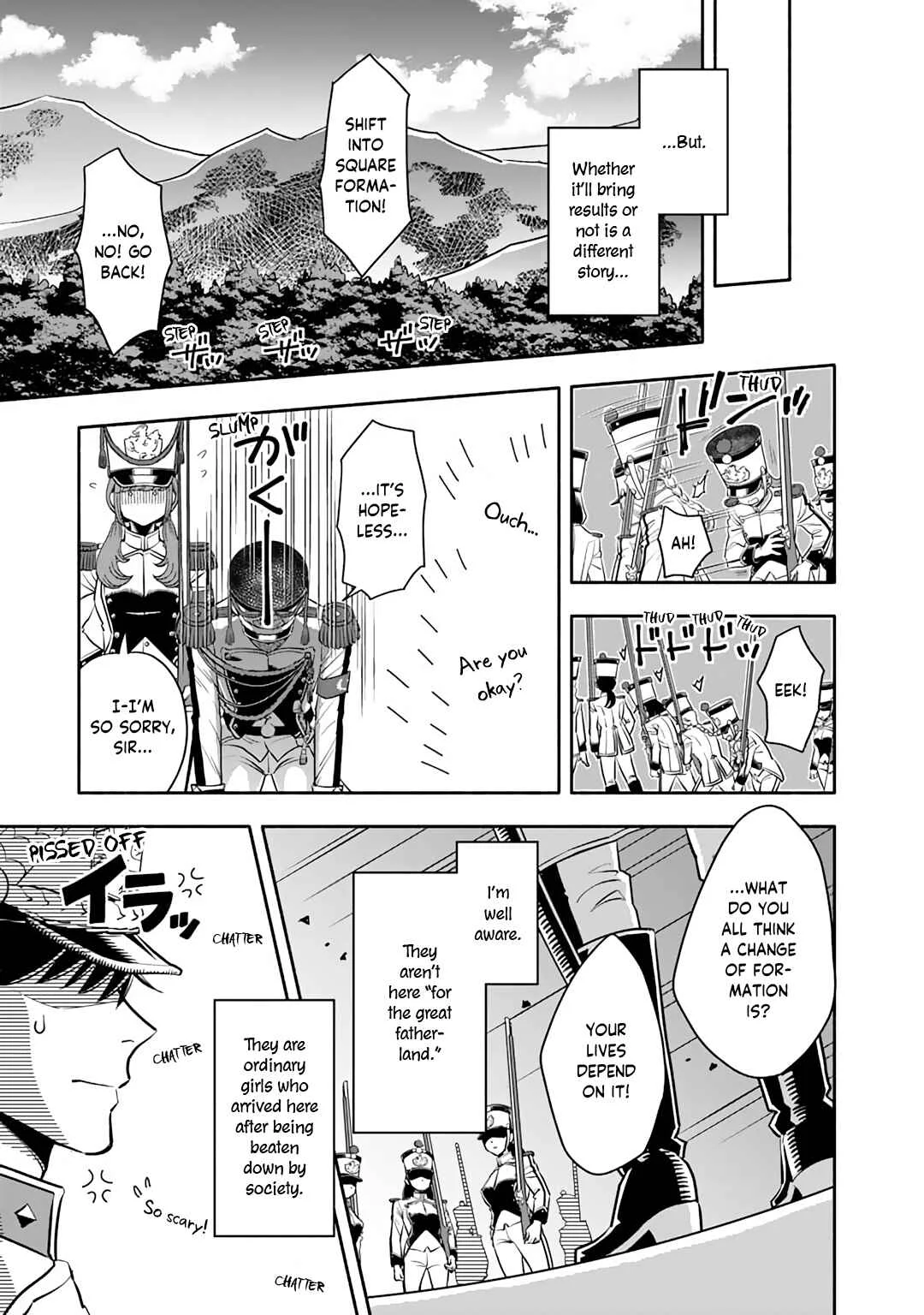 Musket Girls! ~Tensei Sanbou to Senretsu Otome-tachi~ Chapter 3: The Grim Reaper Staff Officer's Lecture! - Page 19