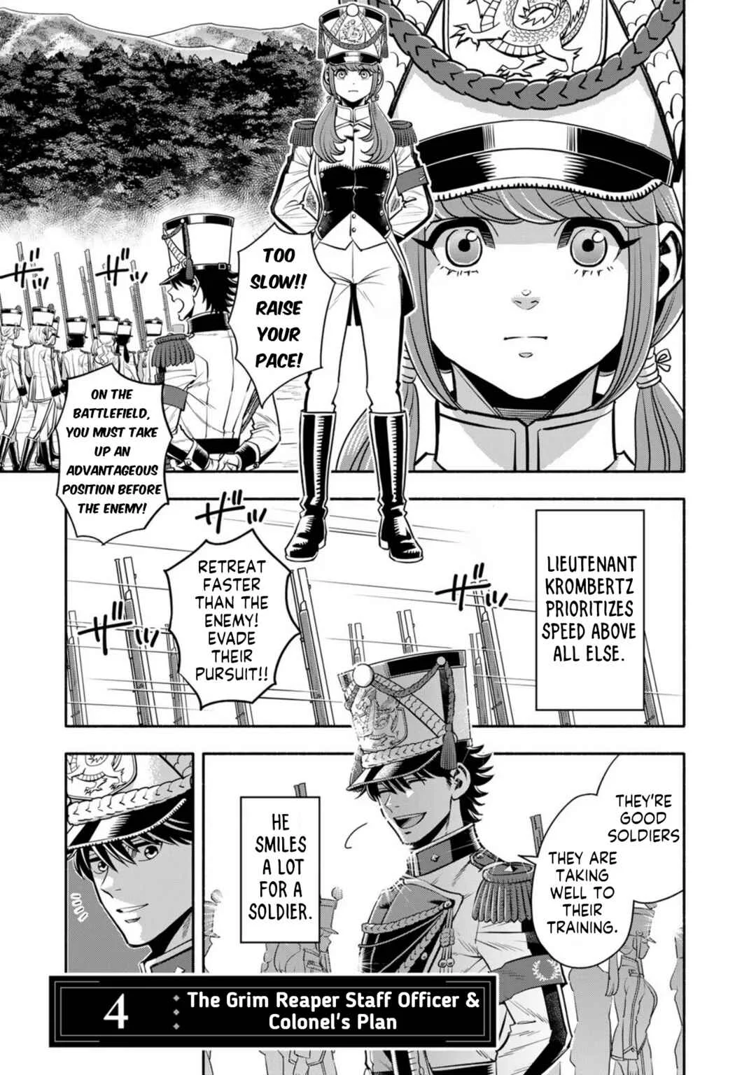 Musket Girls! ~Tensei Sanbou to Senretsu Otome-tachi~ Chapter 4: The Grim Reaper Staff Officer & Colonel's Plan - Page 1
