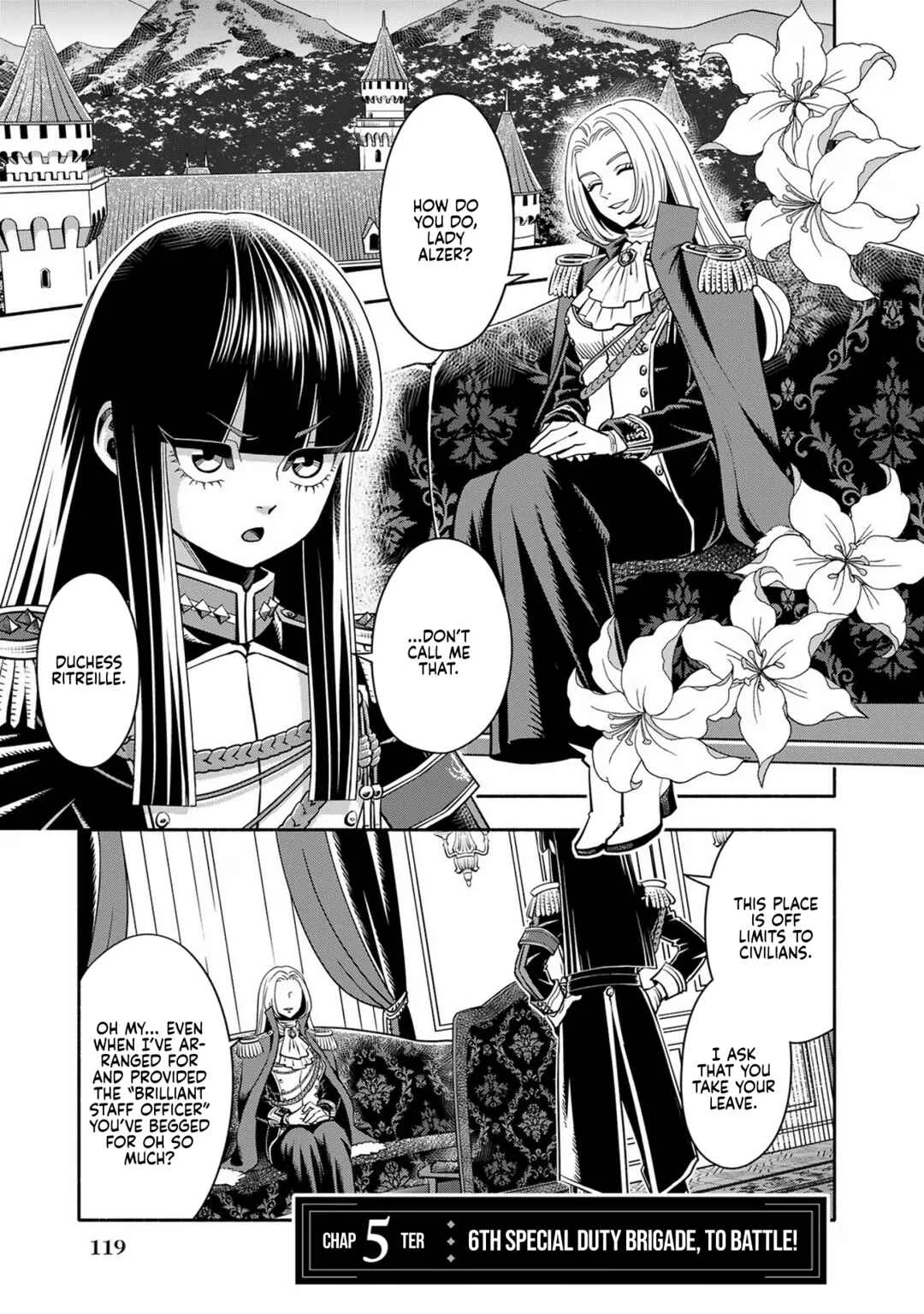 Musket Girls! ~Tensei Sanbou to Senretsu Otome-tachi~ Chapter 5: 6th Special Duty Brigade, to Battle! - Page 1