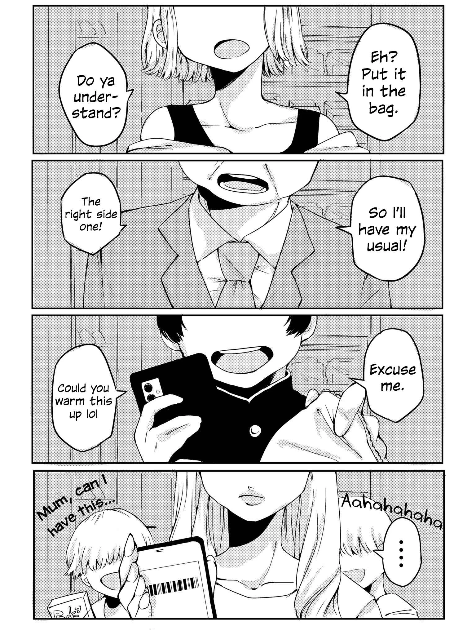 My Black Haired Senpai Wants to Mess With Me But... Chapter 1 - Page 1