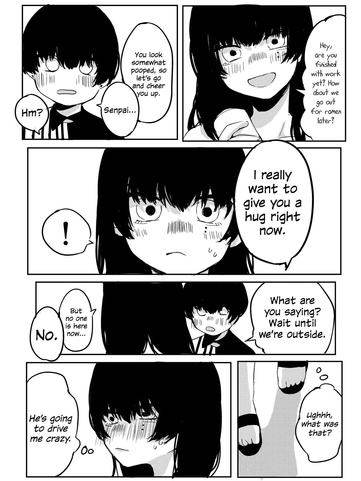 My Black Haired Senpai Wants to Mess With Me But... Chapter 1 - Page 4