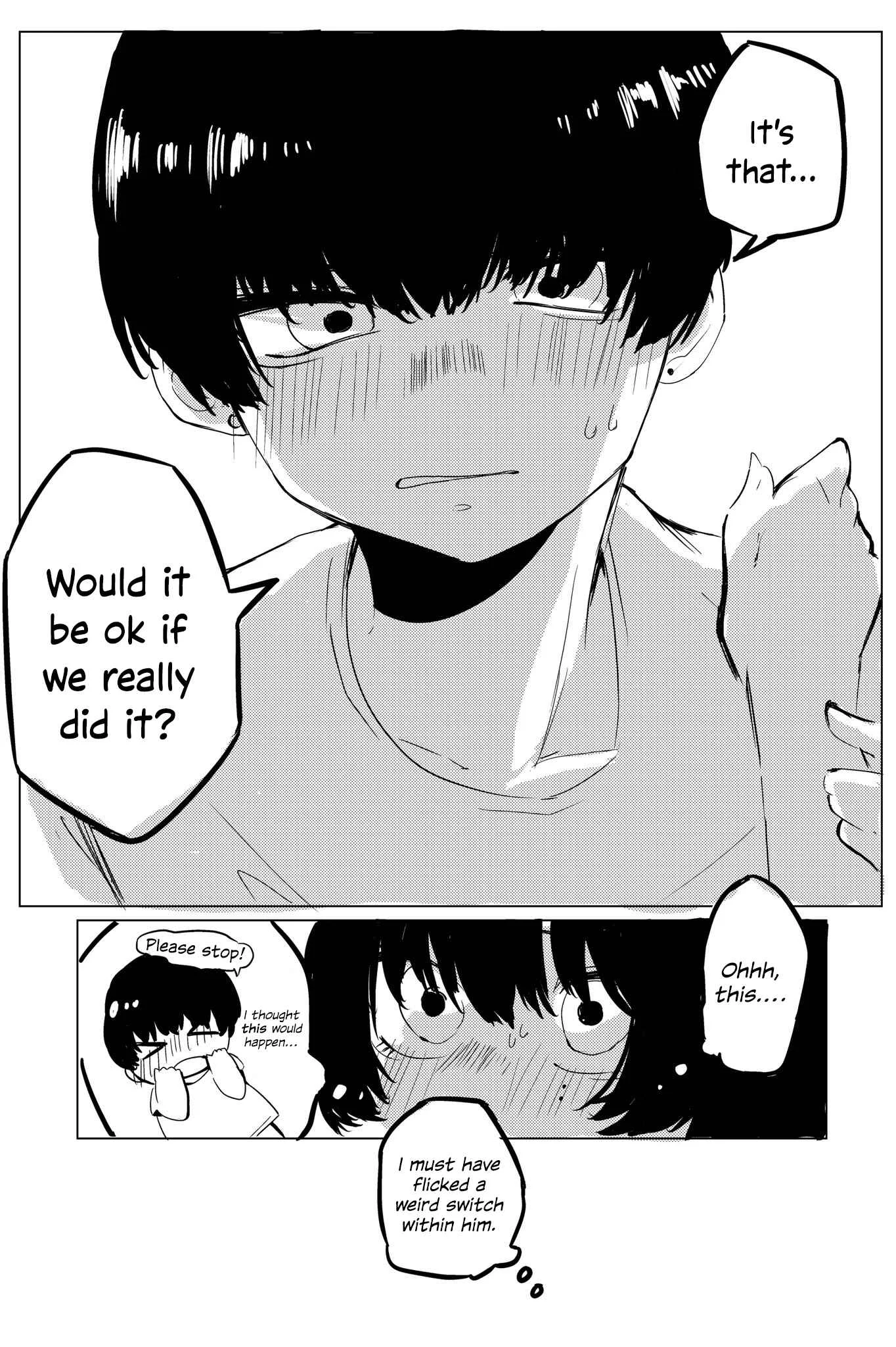 My Black Haired Senpai Wants to Mess With Me But... Chapter 2 - Page 4