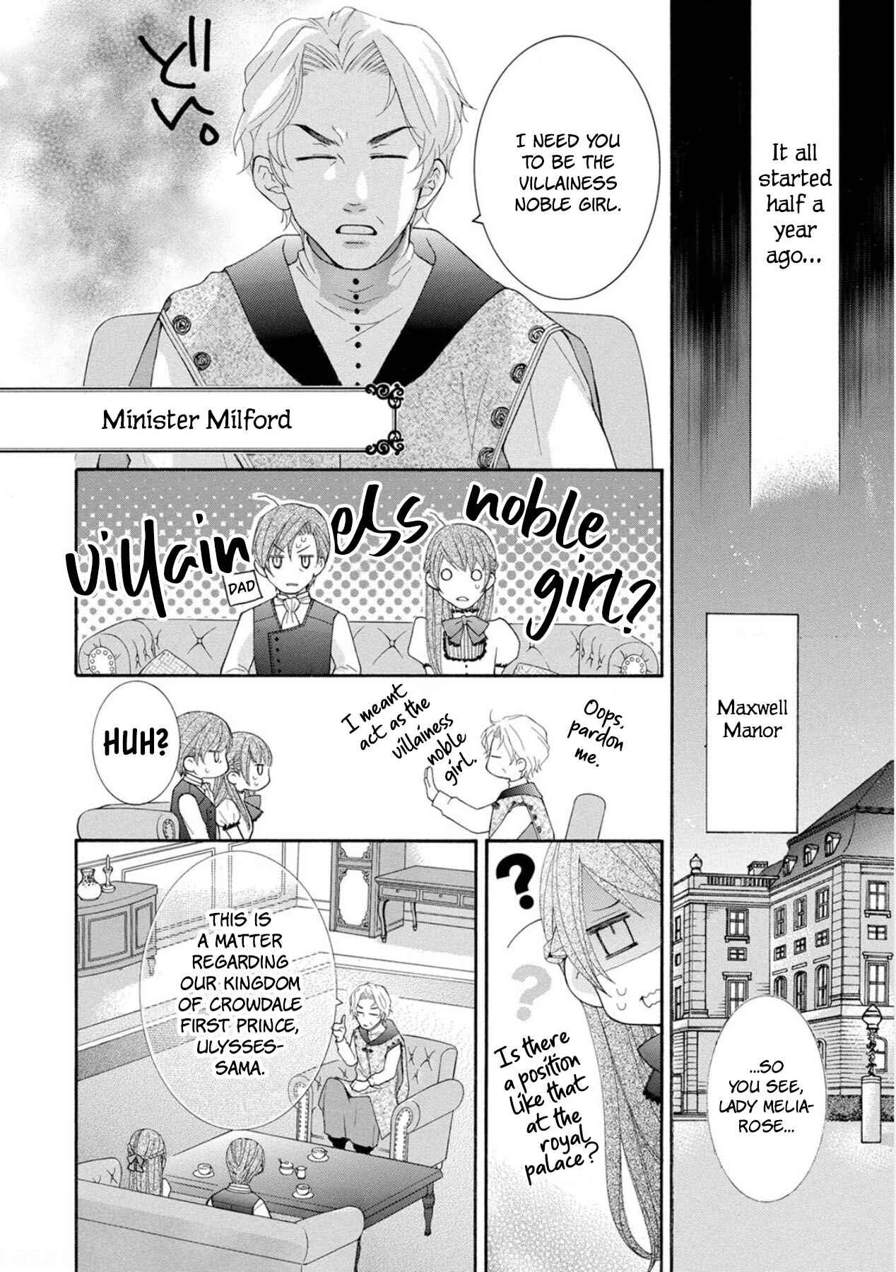 My Magnificent Performance as the Newly-Chosen Villainess Matchmaker Chapter 1 - Page 9