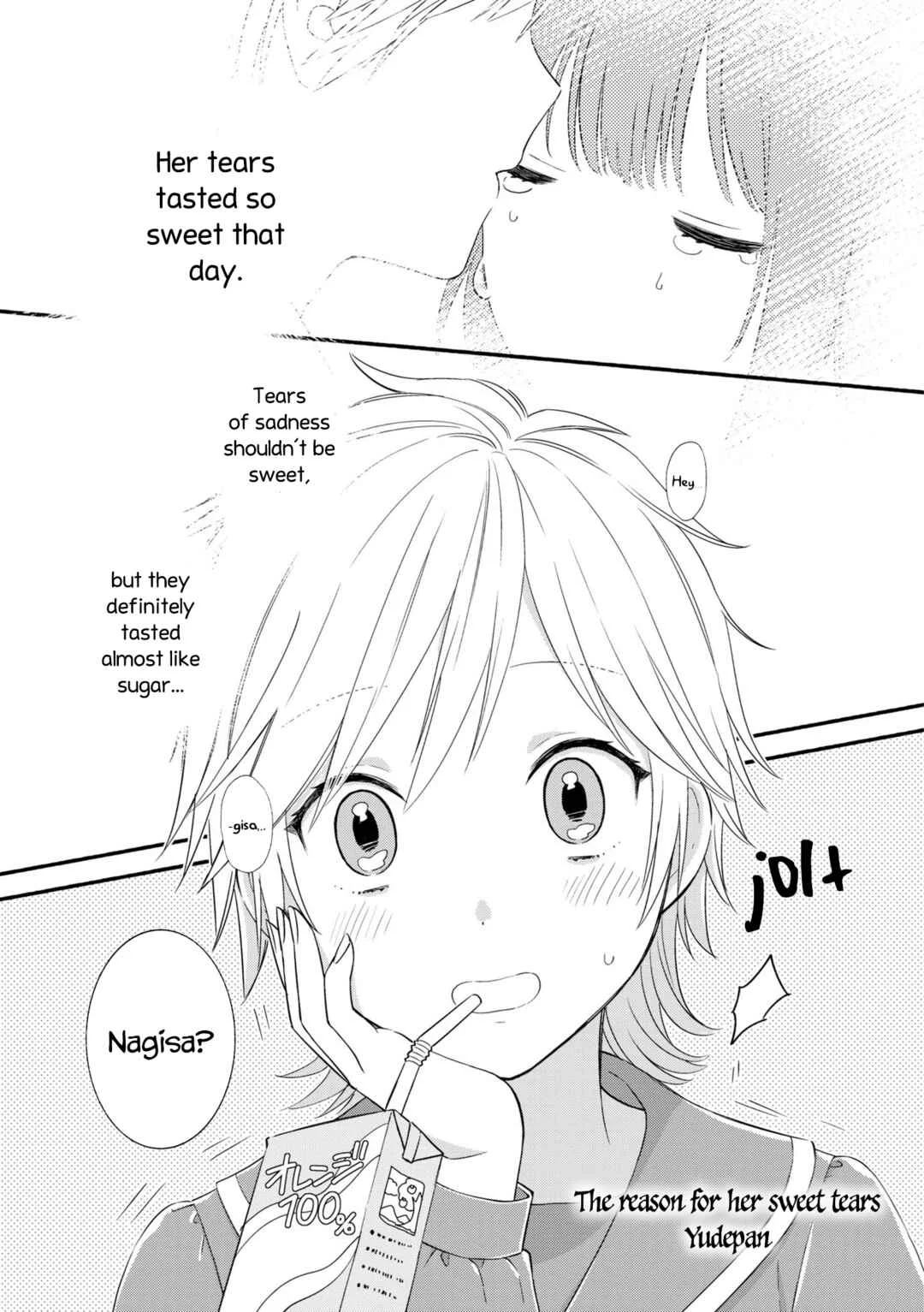 Nakigao Yuri Anthology Chapter 2: The reason for her sweet tears (Yudepan) - Page 1