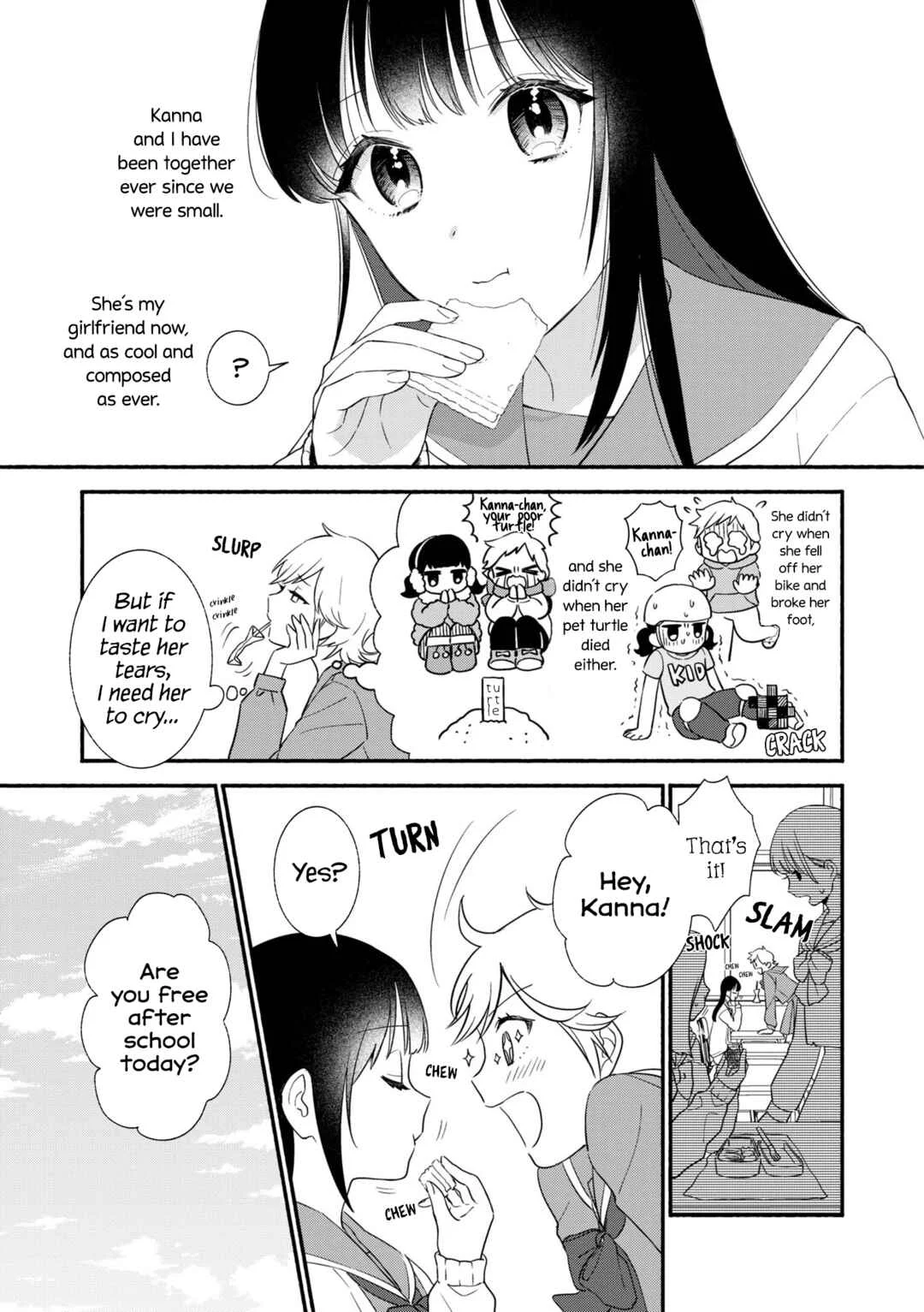 Nakigao Yuri Anthology Chapter 2: The reason for her sweet tears (Yudepan) - Page 3