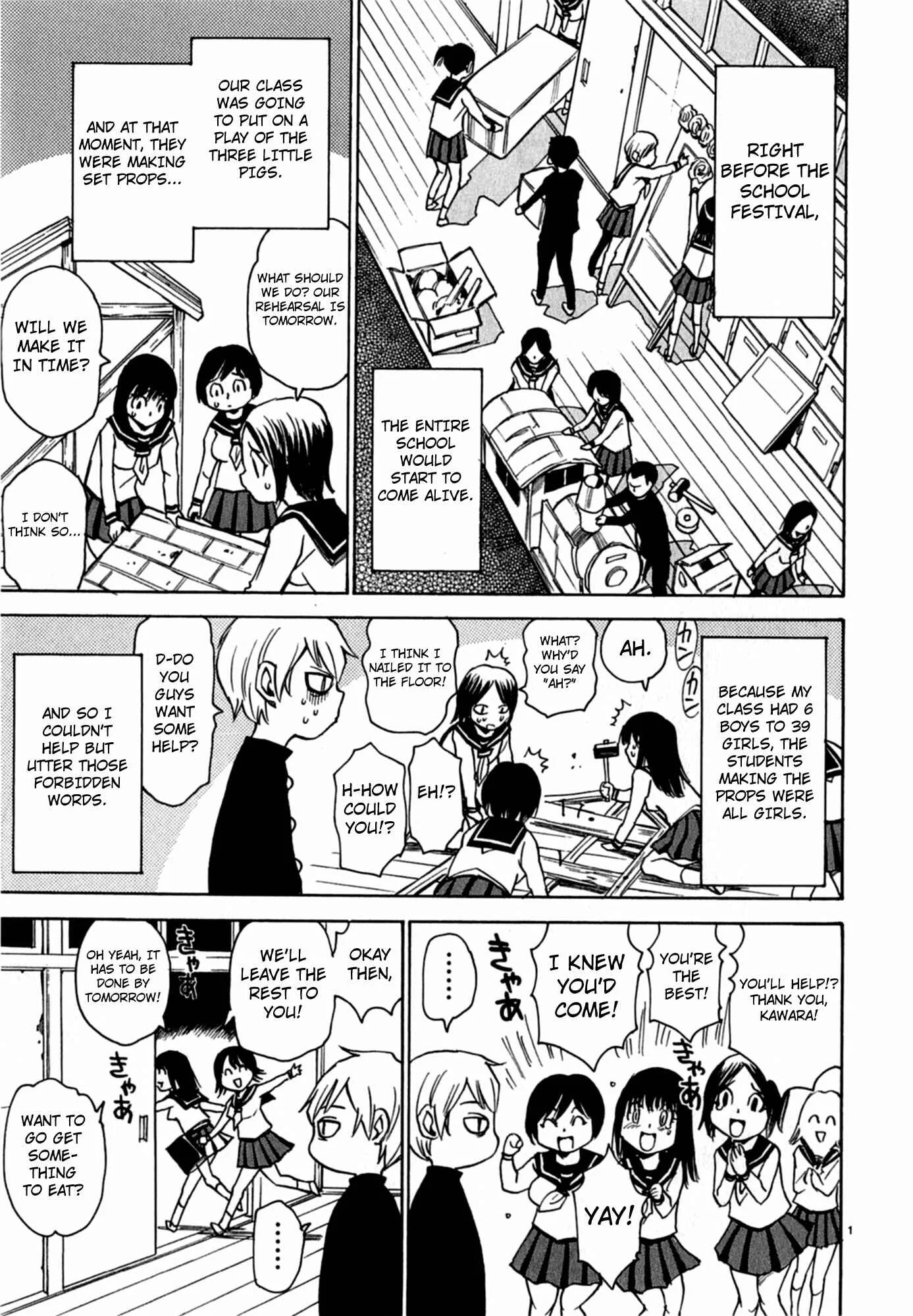 Nanako-san-teki na Nichijou DASH!! Chapter 4: Nanako The Piglet - Page 1