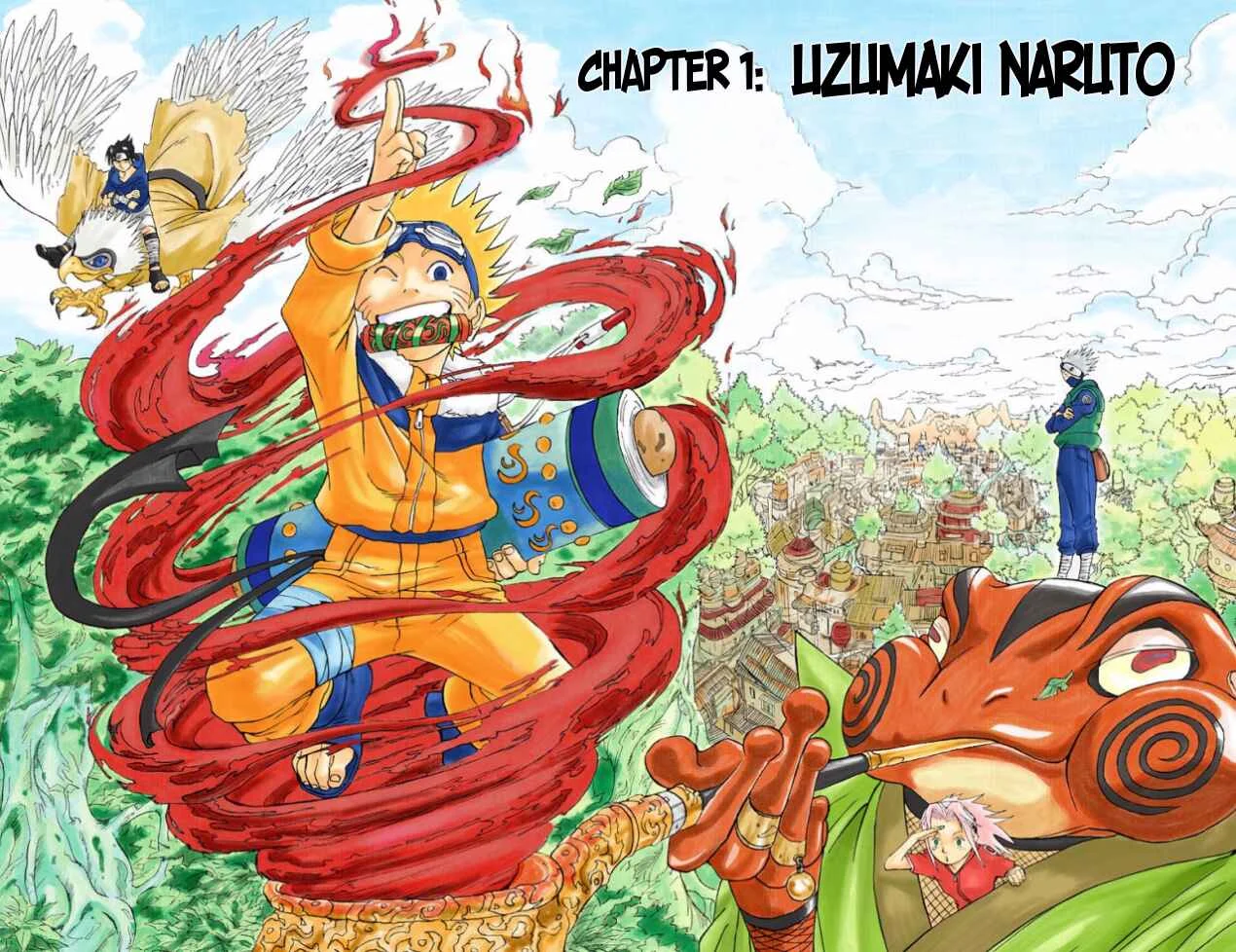 Naruto (Official Colored) Chapter 1: Naruto Uzumaki!! - Page 3