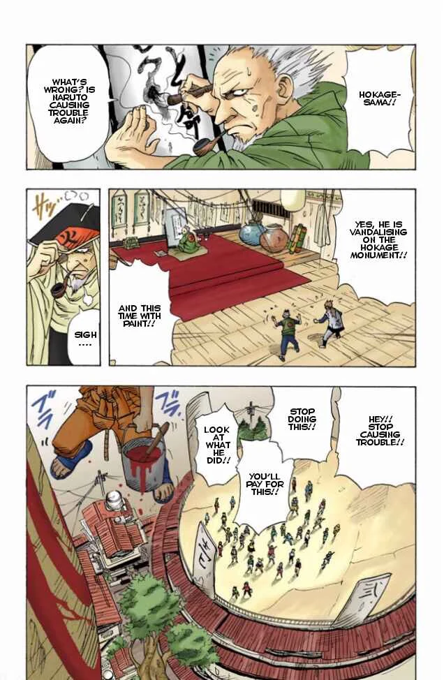 Naruto (Official Colored) Chapter 1: Naruto Uzumaki!! - Page 6