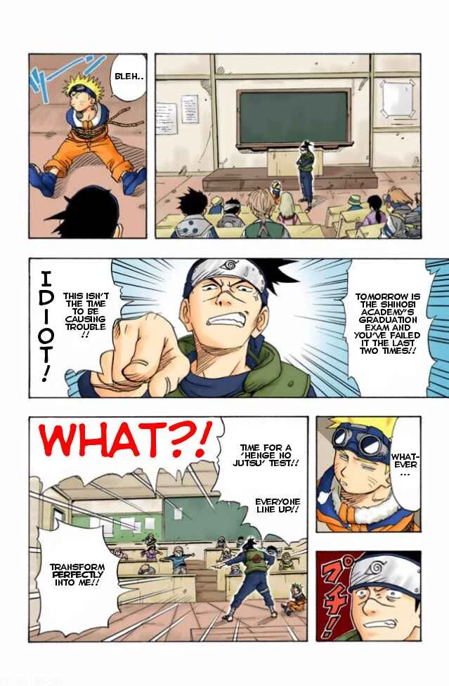 Naruto (Official Colored) Chapter 1: Naruto Uzumaki!! - Page 8