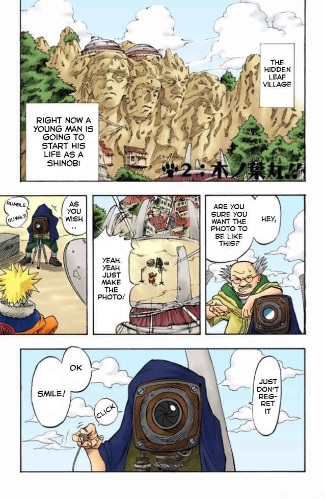 Naruto (Official Colored) Chapter 2: Konohamaru!! - Page 2