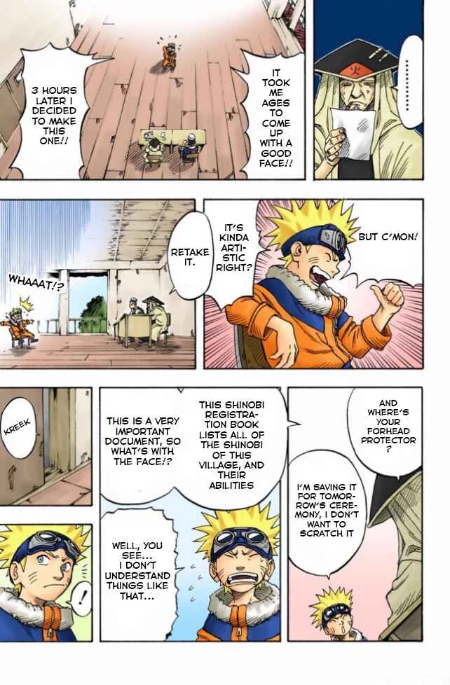 Naruto (Official Colored) Chapter 2: Konohamaru!! - Page 4