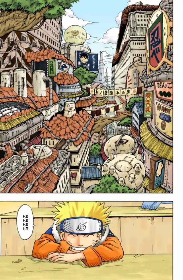 Naruto (Official Colored) Chapter 3: Sasuke Uchiha!! - Page 4