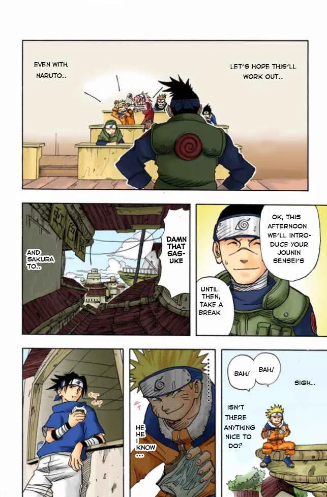 Naruto (Official Colored) Chapter 3: Sasuke Uchiha!! - Page 13