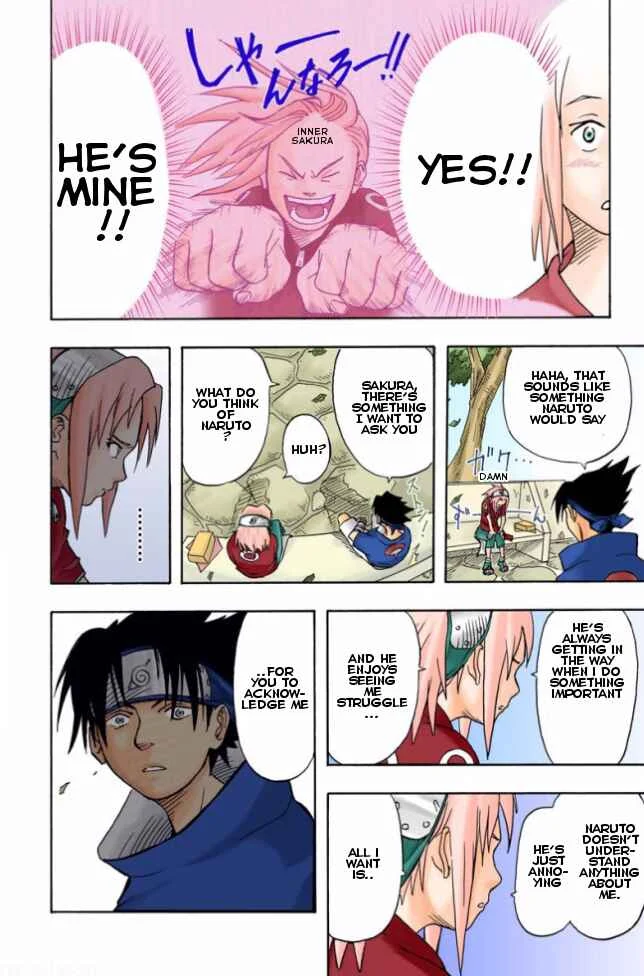 Naruto (Official Colored) Chapter 3: Sasuke Uchiha!! - Page 17