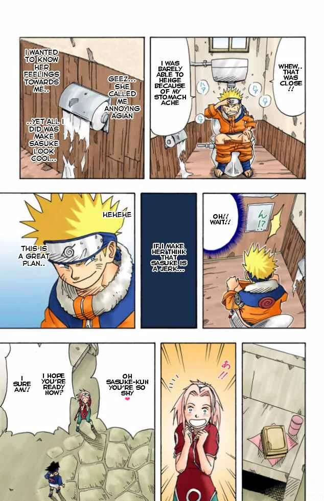 Naruto (Official Colored) Chapter 3: Sasuke Uchiha!! - Page 20