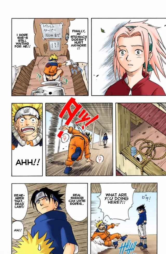 Naruto (Official Colored) Chapter 3: Sasuke Uchiha!! - Page 23