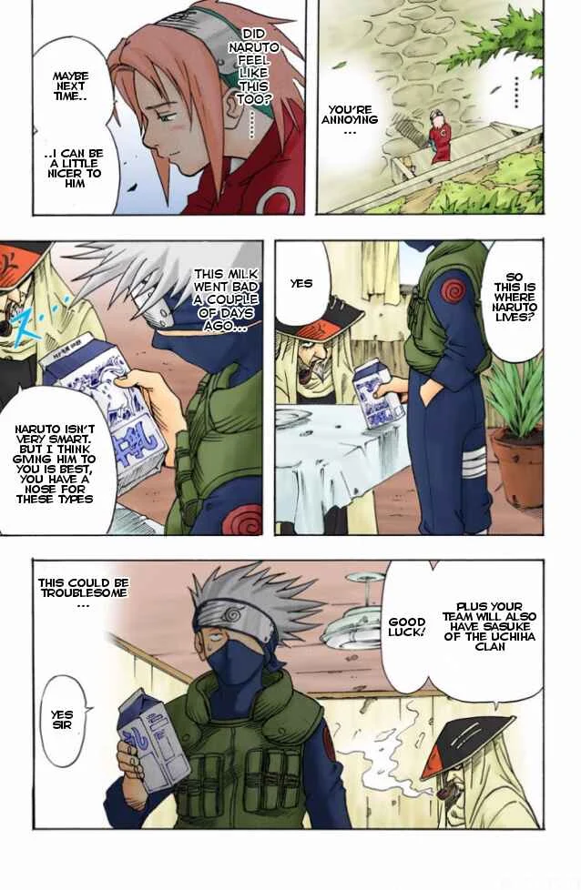 Naruto (Official Colored) Chapter 3: Sasuke Uchiha!! - Page 24