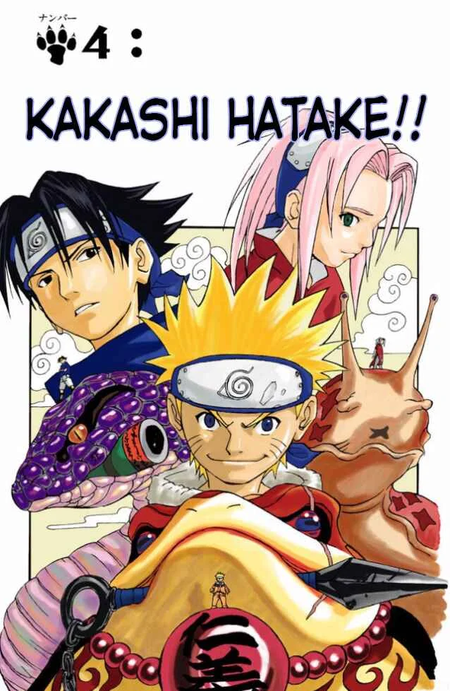 Naruto (Official Colored) Chapter 4: Kakashi Hatake!! - Page 2