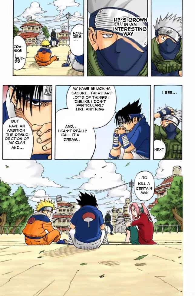 Naruto (Official Colored) Chapter 4: Kakashi Hatake!! - Page 9