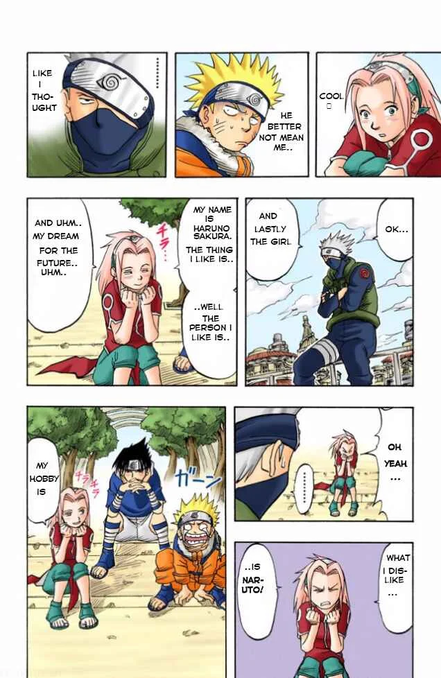 Naruto (Official Colored) Chapter 4: Kakashi Hatake!! - Page 10