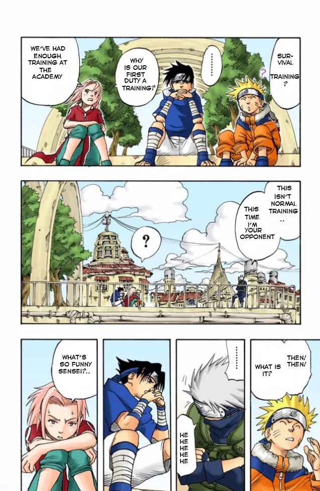 Naruto (Official Colored) Chapter 4: Kakashi Hatake!! - Page 12