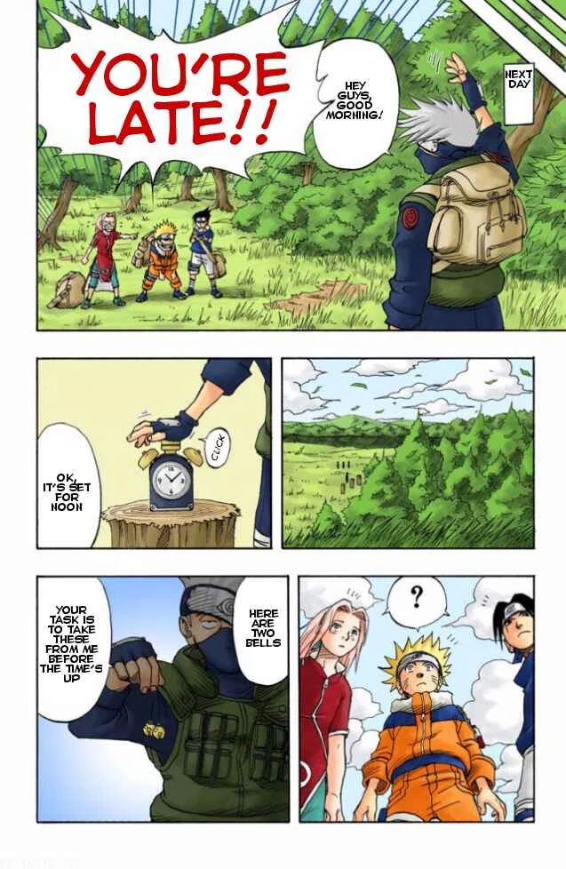 Naruto (Official Colored) Chapter 4: Kakashi Hatake!! - Page 16