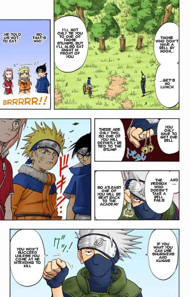 Naruto (Official Colored) Chapter 4: Kakashi Hatake!! - Page 17