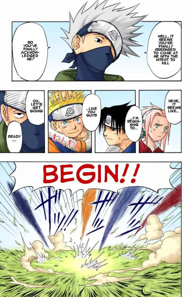 Naruto (Official Colored) Chapter 4: Kakashi Hatake!! - Page 21