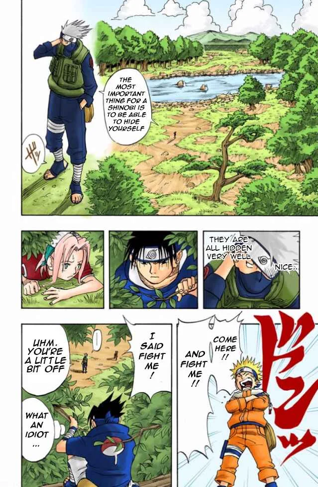 Naruto (Official Colored) Chapter 5: Unpreparedness is One's Greatest Enemy!! - Page 3