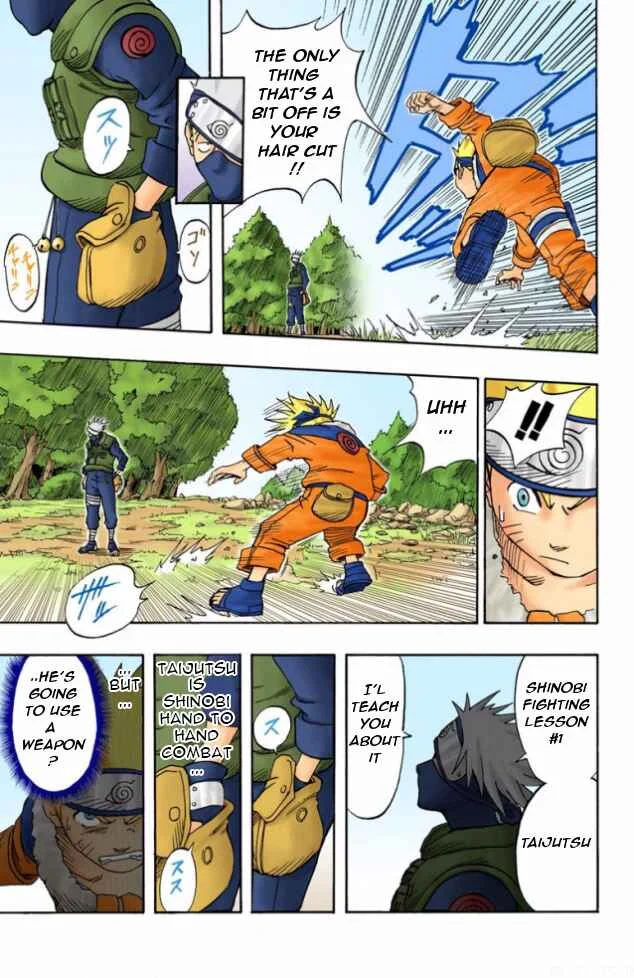 Naruto (Official Colored) Chapter 5: Unpreparedness is One's Greatest Enemy!! - Page 4