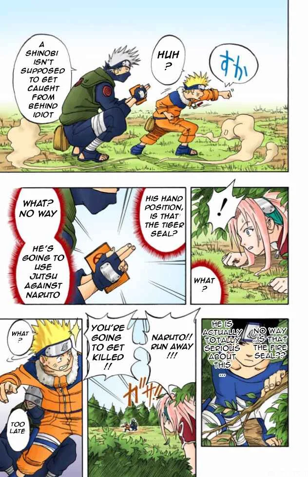 Naruto (Official Colored) Chapter 5: Unpreparedness is One's Greatest Enemy!! - Page 8
