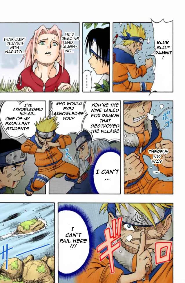 Naruto (Official Colored) Chapter 5: Unpreparedness is One's Greatest Enemy!! - Page 12