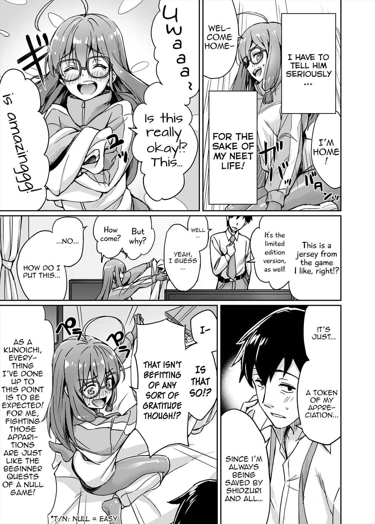 NEET de Otaku na Kunoichi to naze ka Dousei hajimemashita Chapter 2 - Page 3