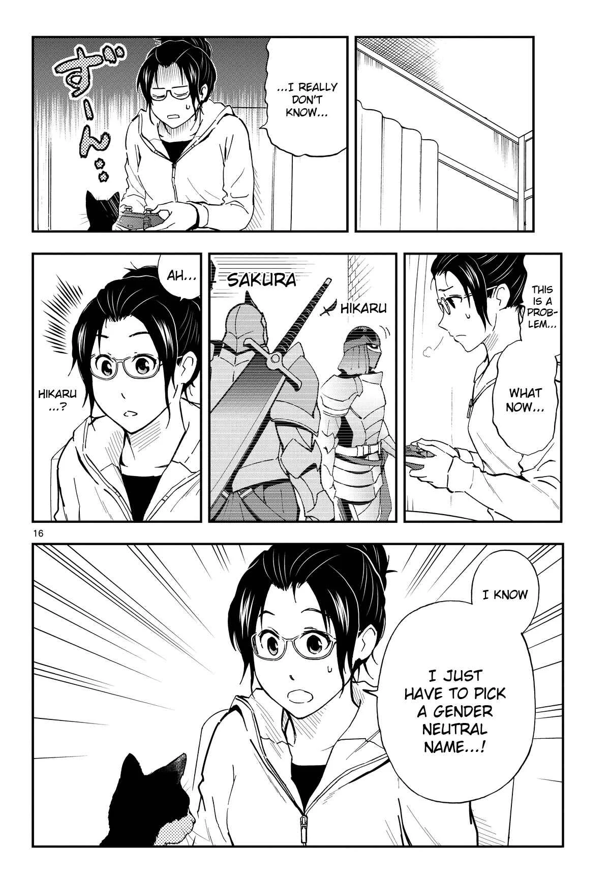 Neko Gurashi no Gamer-san Chapter 3: Male/female panic - Page 16
