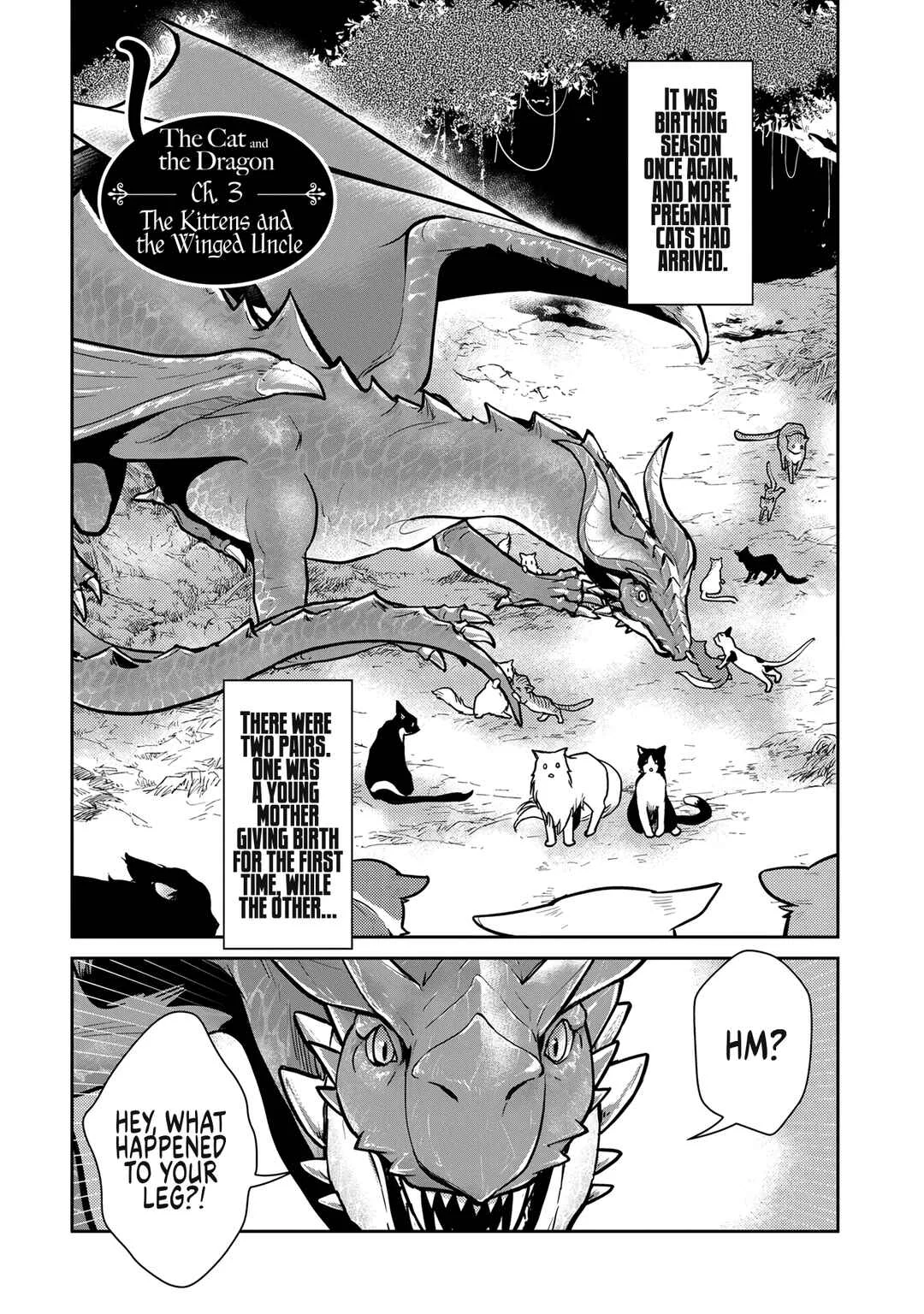 Neko to Ryuu Chapter 3: The Kittens and The Winged Uncle - Page 1
