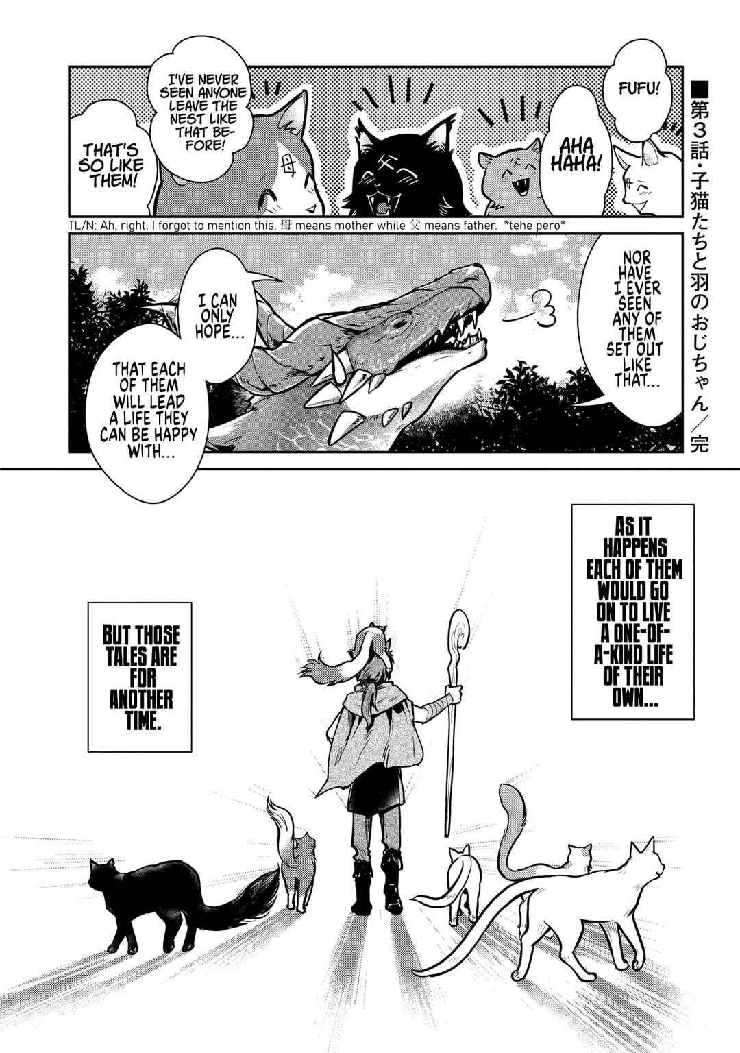Neko to Ryuu Chapter 3: The Kittens and The Winged Uncle - Page 34