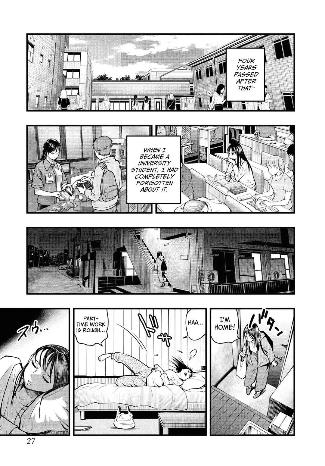 Net Keijiban Hyakumonogatari ~Toshi Densetsu Comic Kaidanshuu~ Chapter 1: Monkey Dream (Shimizu Aki) - Page 27