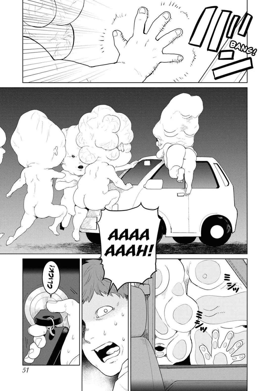 Net Keijiban Hyakumonogatari ~Toshi Densetsu Comic Kaidanshuu~ Chapter 2: The Big Head O (Kitaoka Tomo) - Page 17