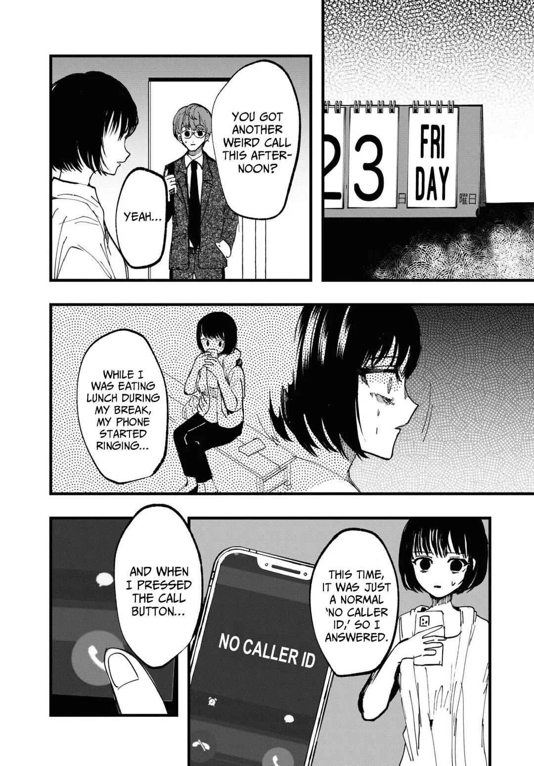Net Keijiban Hyakumonogatari ~Toshi Densetsu Comic Kaidanshuu~ Chapter 4: Rinfone (Tsutsui Itsuki) - Page 16