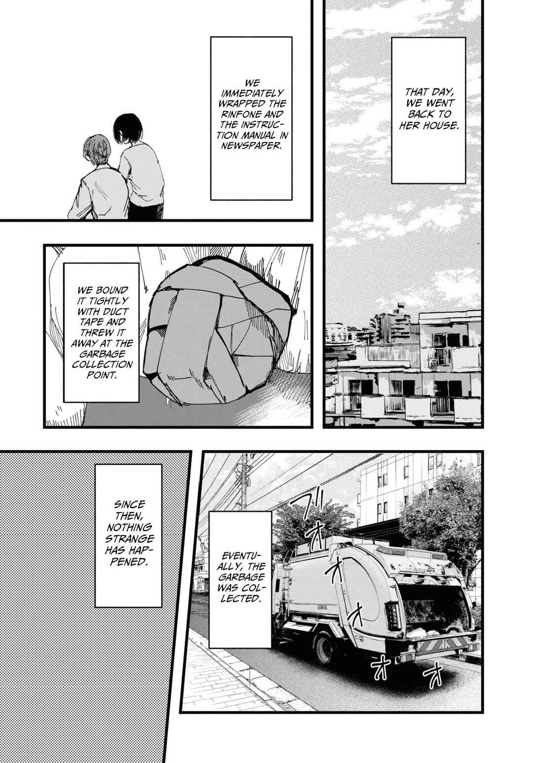 Net Keijiban Hyakumonogatari ~Toshi Densetsu Comic Kaidanshuu~ Chapter 4: Rinfone (Tsutsui Itsuki) - Page 27