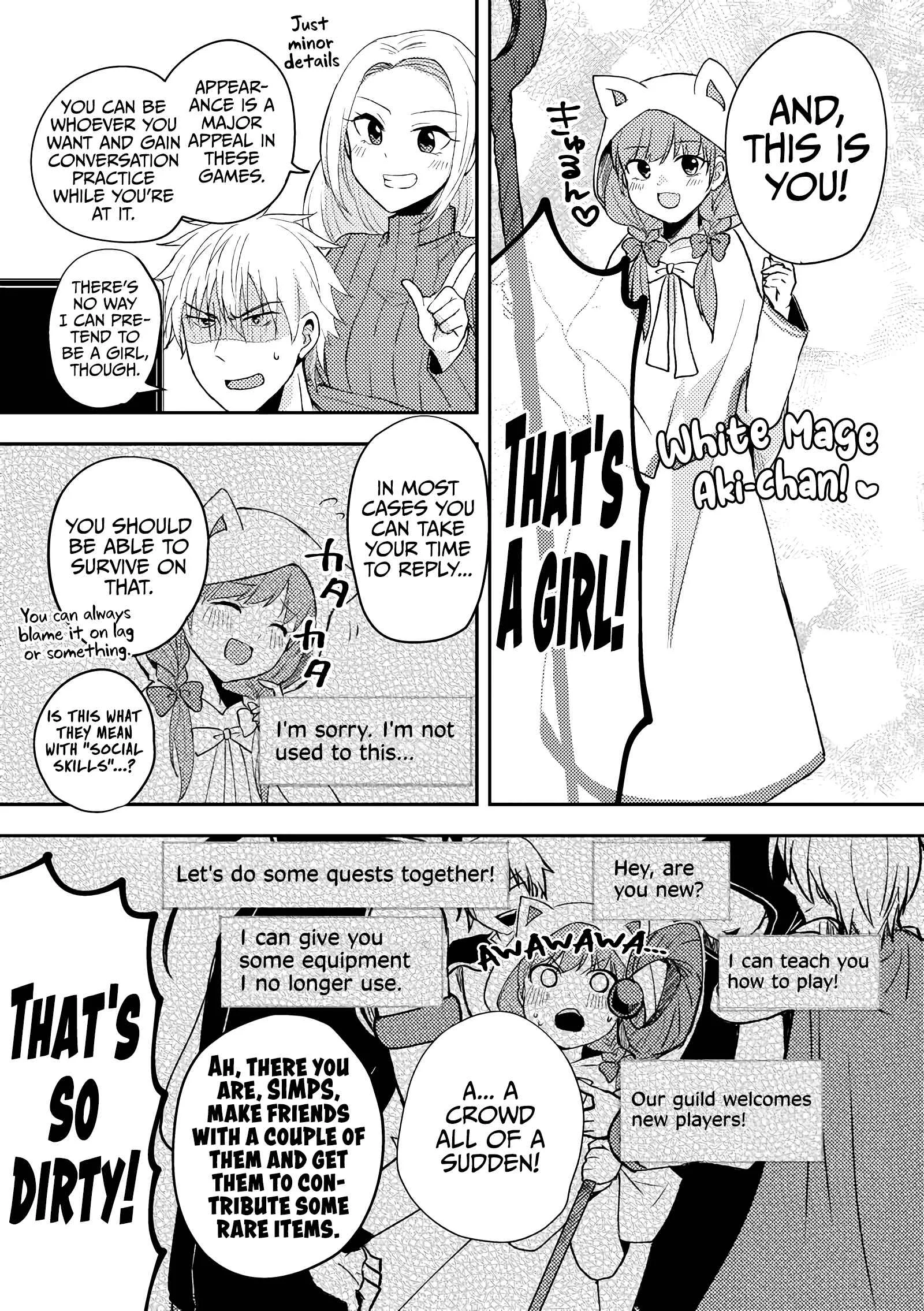 Netoge no Seibetsu wa Daitai Mitame de Damasareru Chapter 2 - Page 3