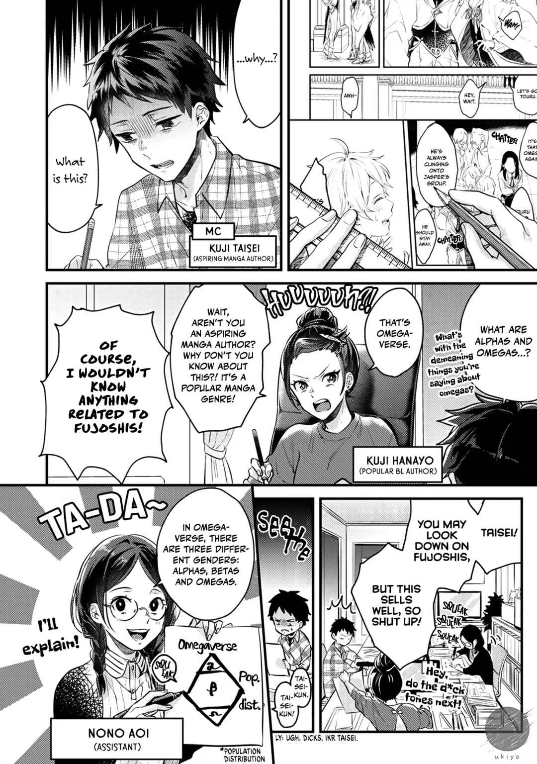 Ω ni dake wa Naritakunai!!: Isekai Tensei Shitara Ane no BL Manga no Naka deshita Chapter 1 - Page 15