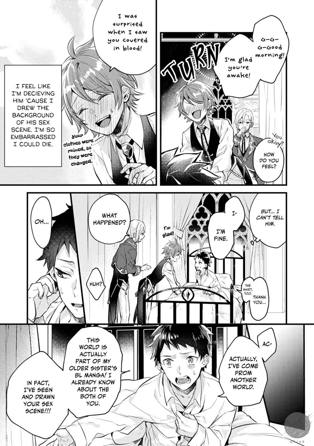Ω ni dake wa Naritakunai!!: Isekai Tensei Shitara Ane no BL Manga no Naka deshita Chapter 1 - Page 28
