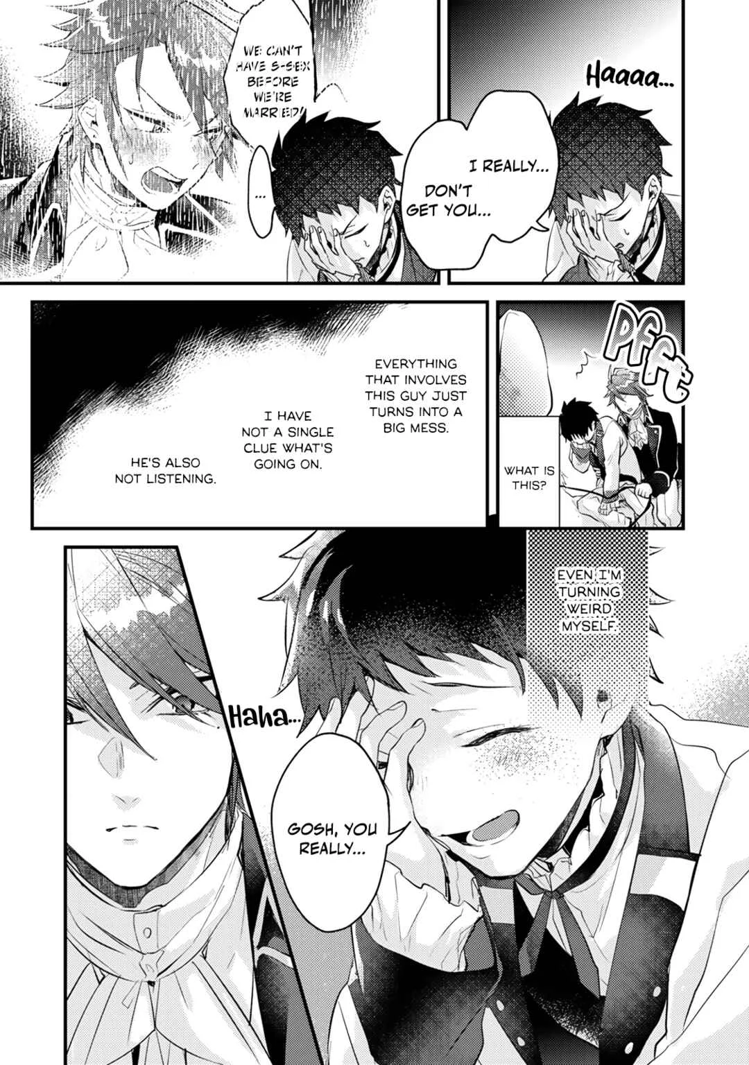 Ω ni dake wa Naritakunai!!: Isekai Tensei Shitara Ane no BL Manga no Naka deshita Chapter 4 - Page 33