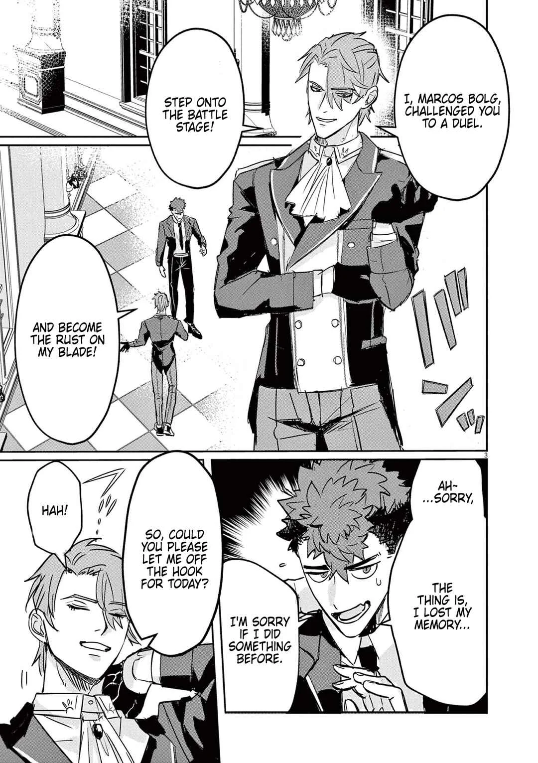 Nichiasa Suki no Otaku ga Akuyaku Seito ni Tenseishita Kekka, Hametsu Flag ga Houkaishiteiku Ken ni Tsuite Chapter 2: Duel - Page 4